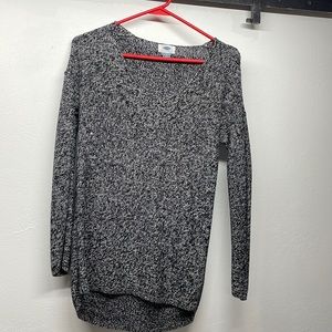 Old navy, black and white long sleeve sweater